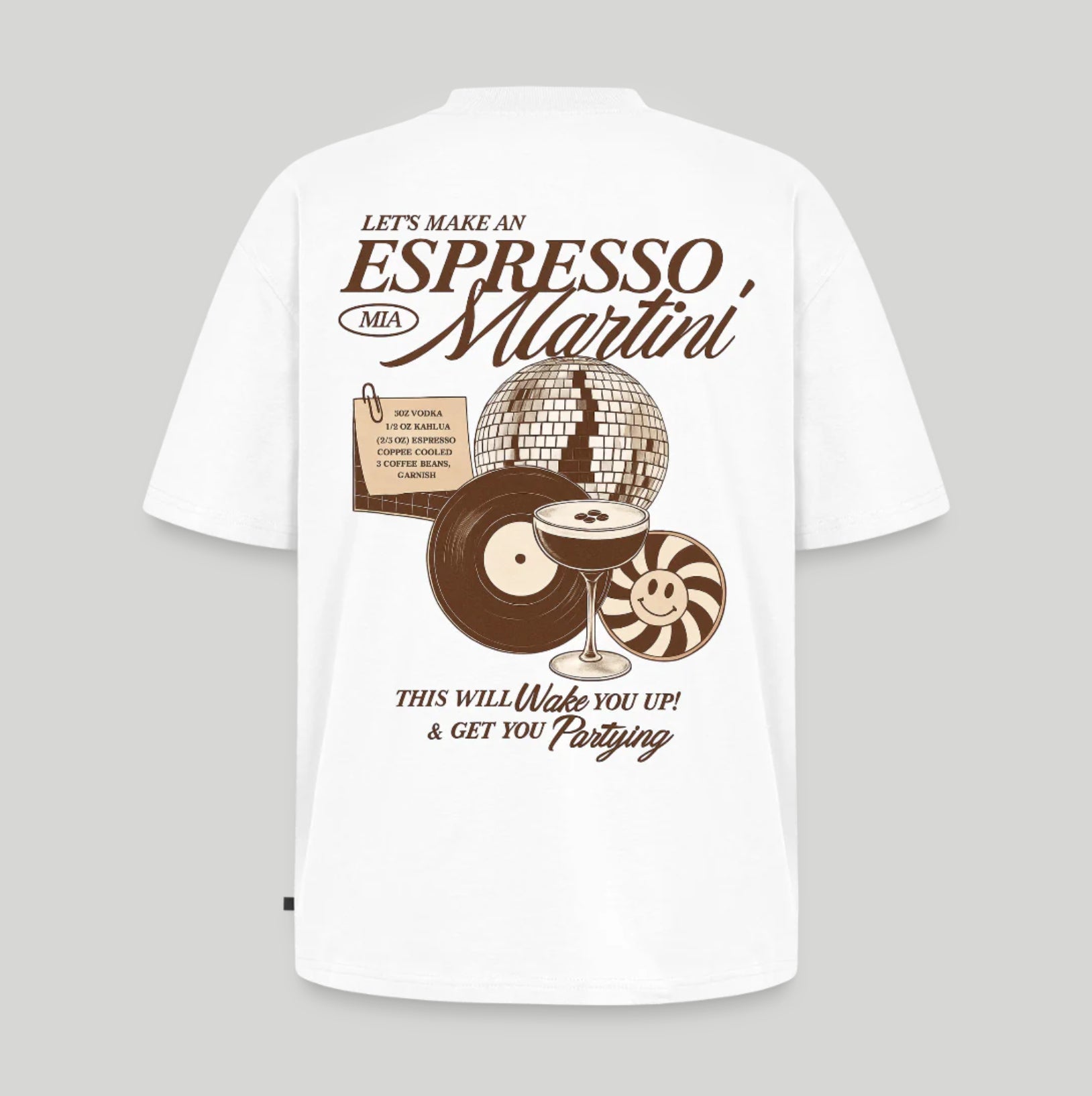 Espresso Unisex Oversized Organic T-Shirt