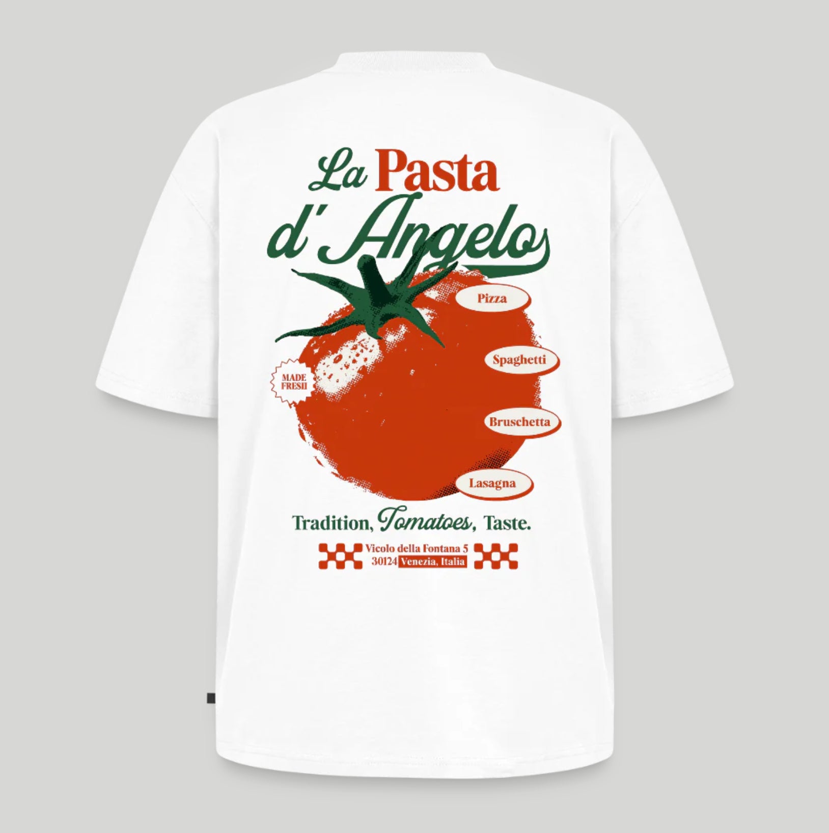 la Pasta Unisex Oversized Organic T-Shirt