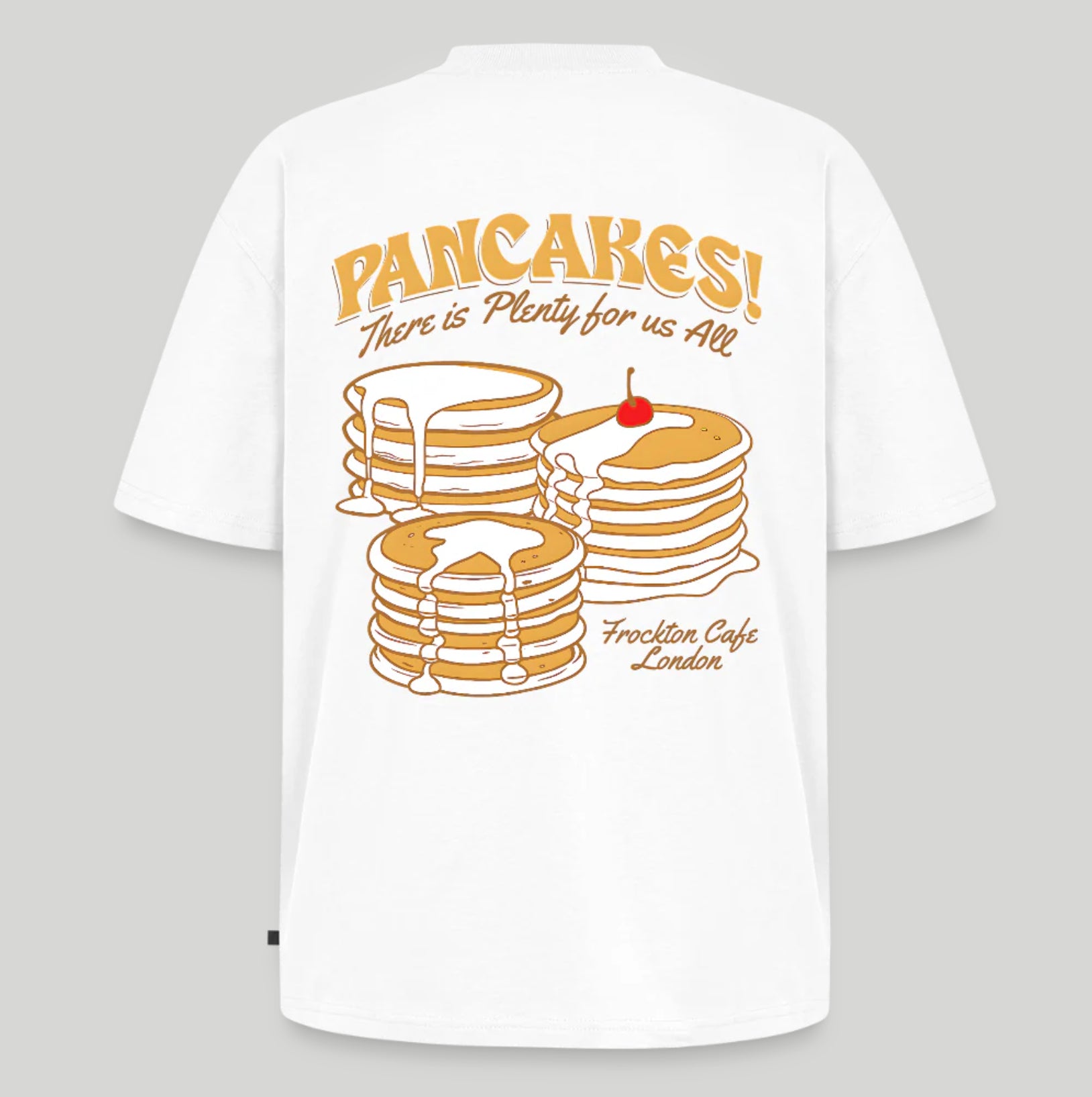 Pancakes Unisex Oversized Organic T-Shirt