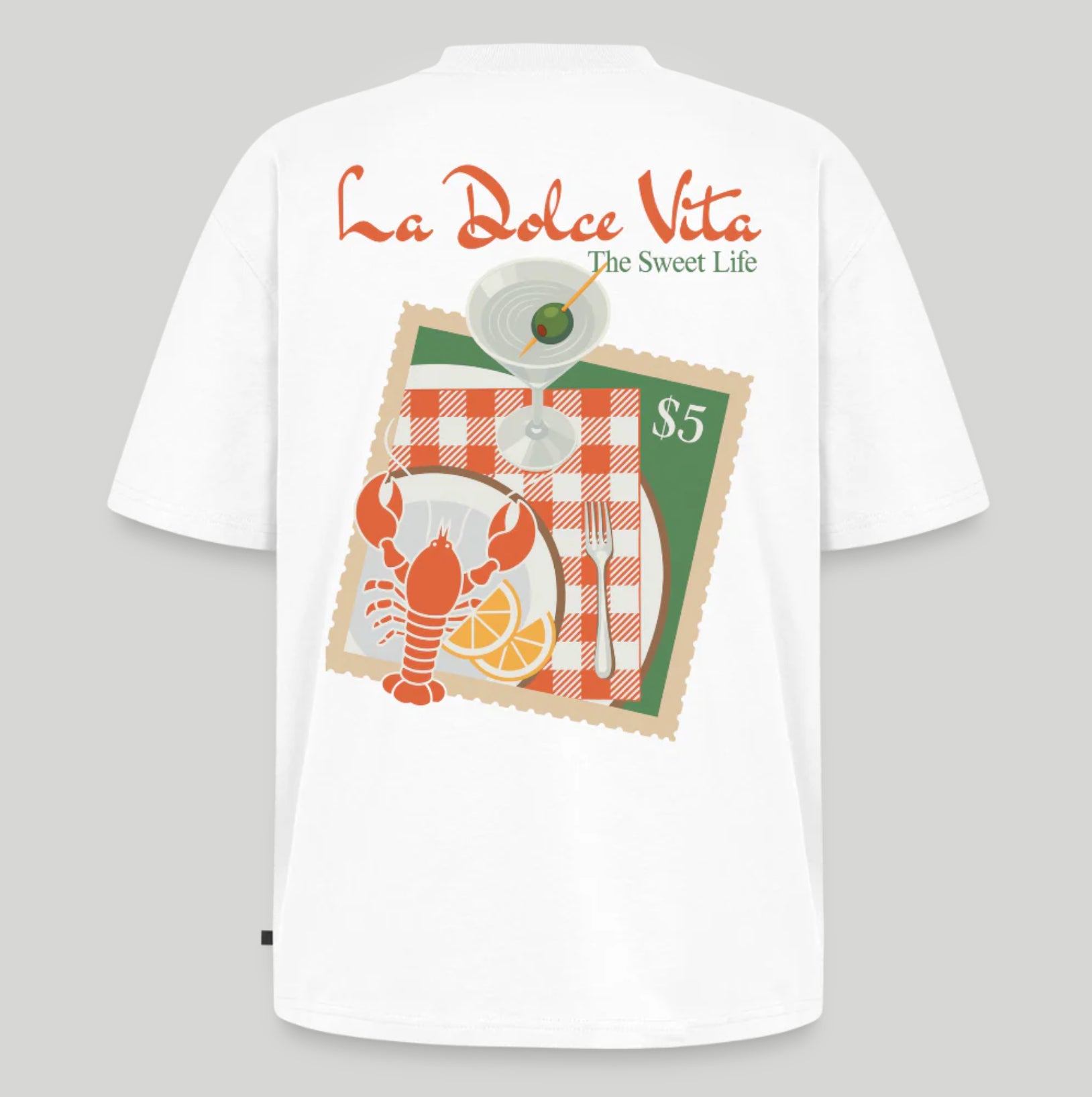 la Dolce Vita Unisex Oversized Organic T-Shirt