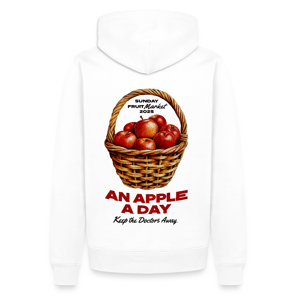 An Apple Unisex Premium Hoodie - Weiß