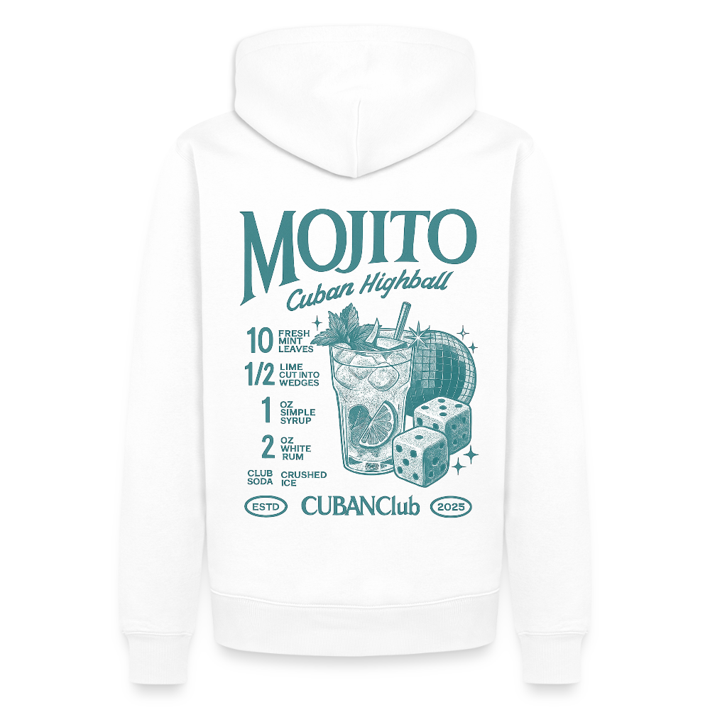 Mojito Unisex Premium Hoodie - Weiß