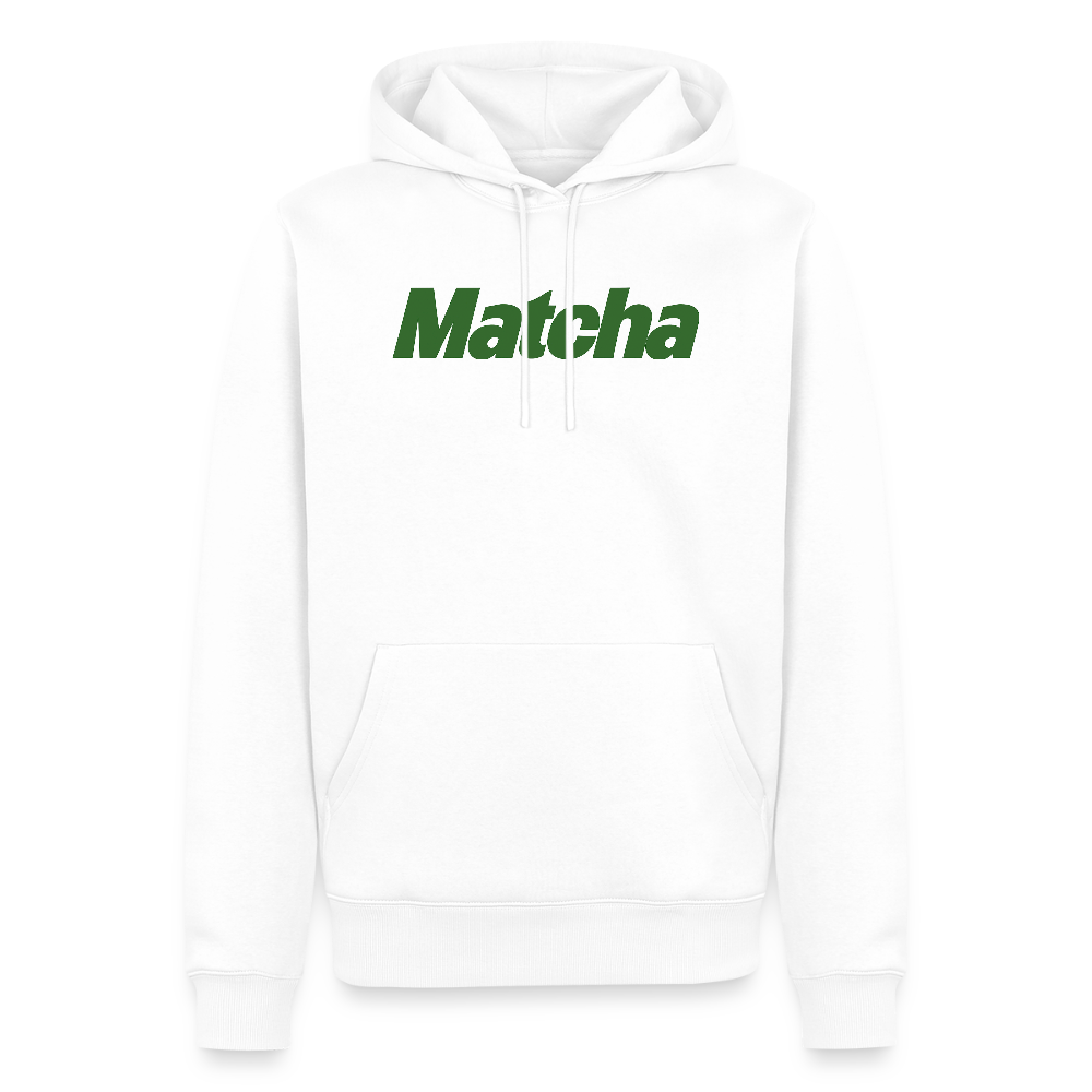 Matcha Unisex Premium Hoodie - Weiß
