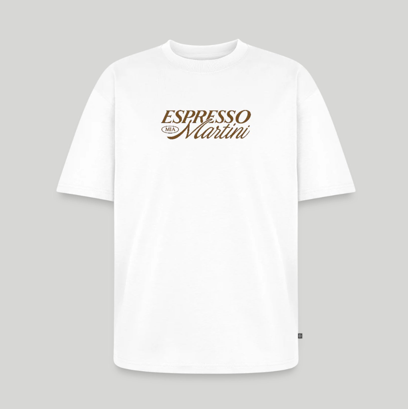 Espresso Unisex Oversized Organic T-Shirt