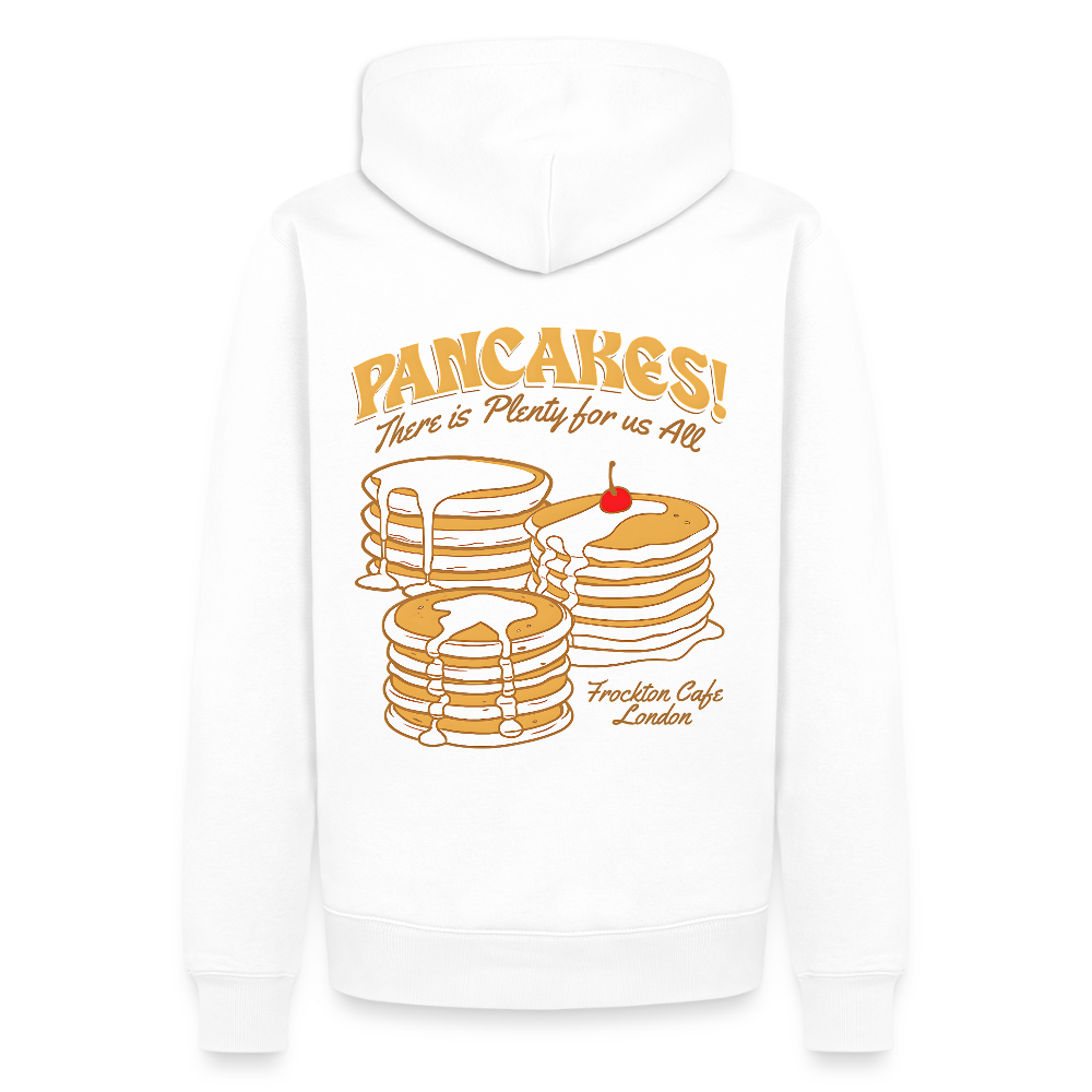 Pancakes Unisex Premium Hoodie - Weiß
