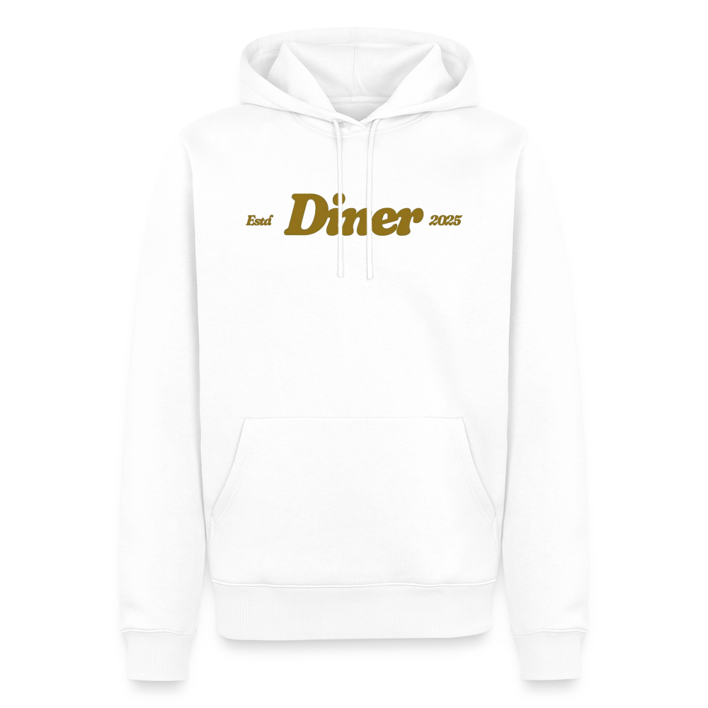 Diner Unisex Premium Hoodie - Weiß