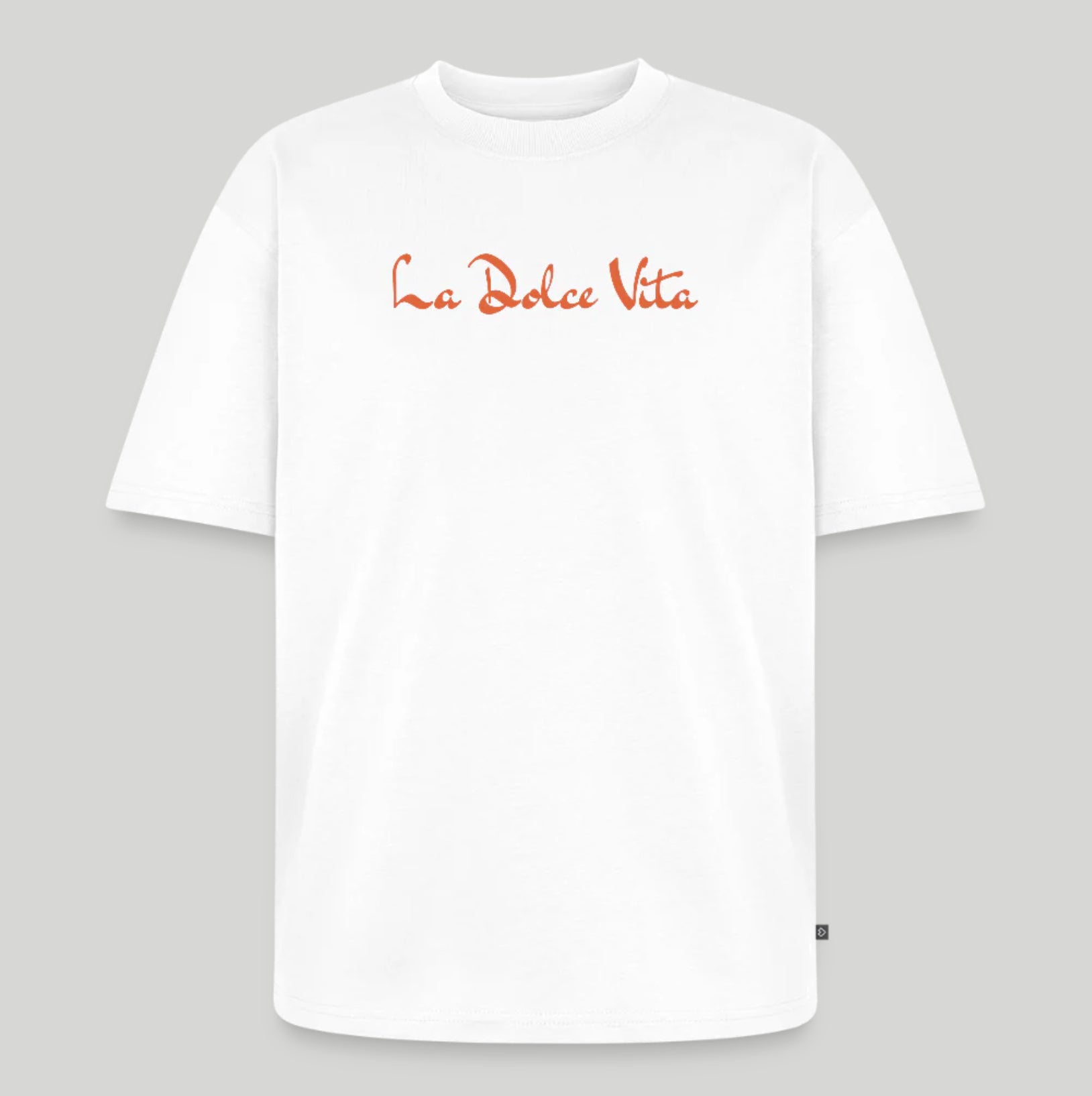 la Dolce Vita Unisex Oversized Organic T-Shirt