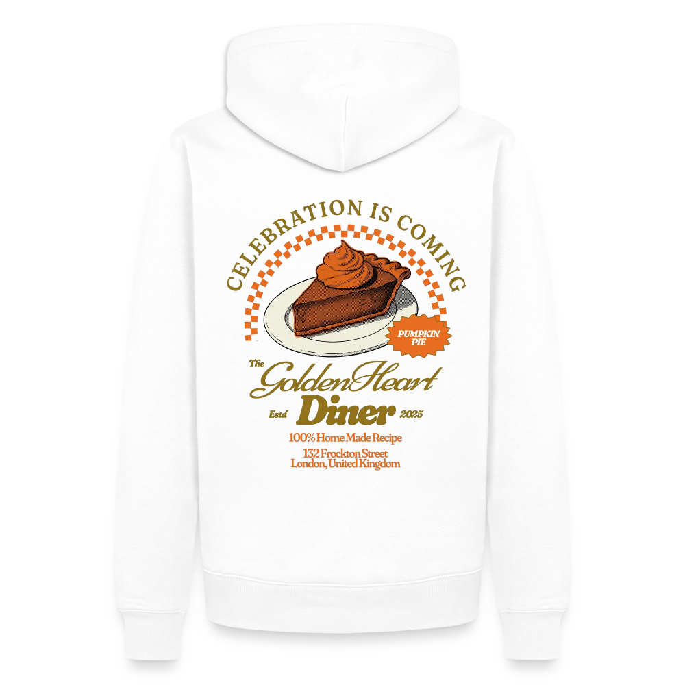 Diner Unisex Premium Hoodie - Weiß