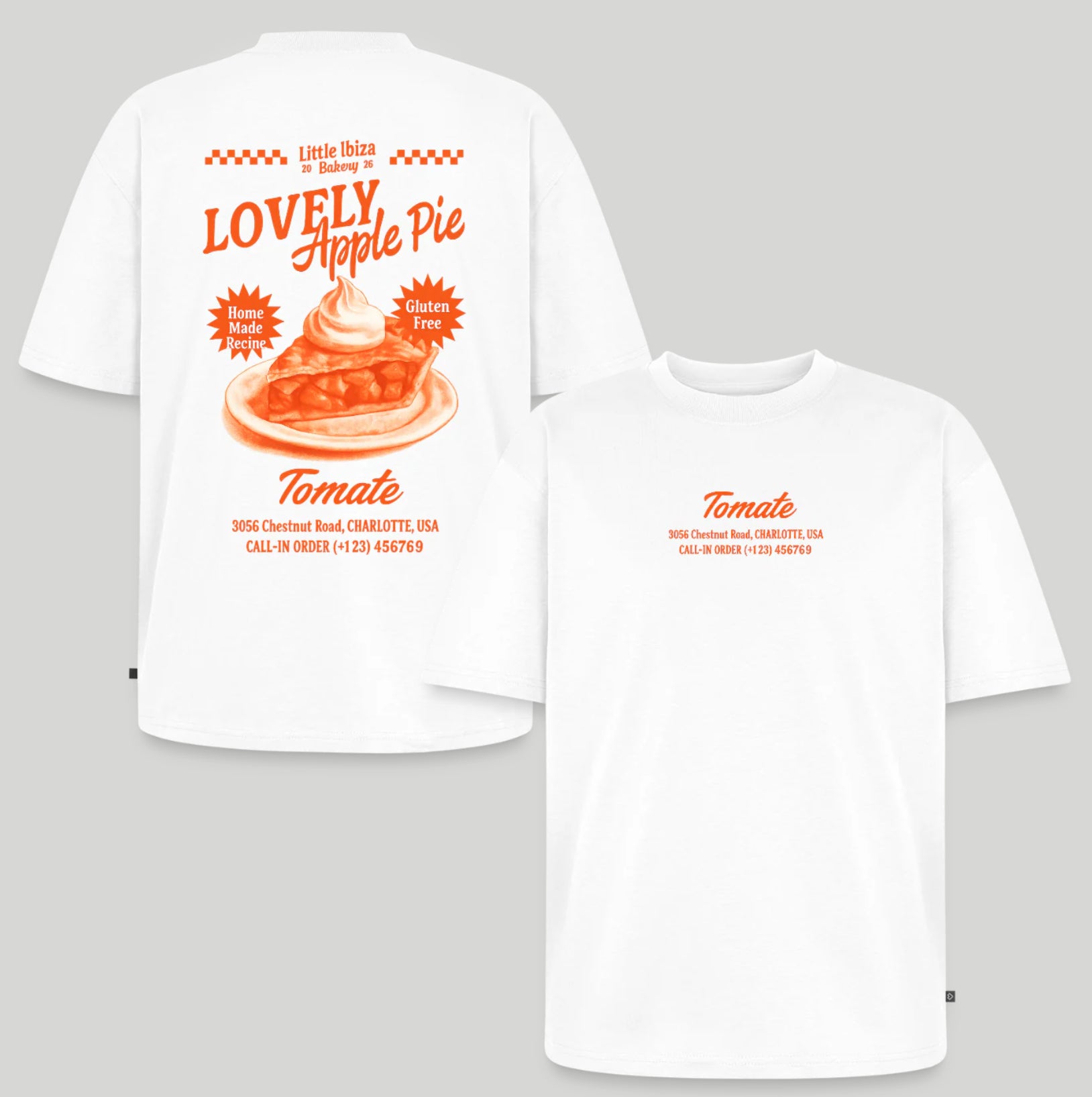 Tomate Unisex Oversized Organic T-Shirt