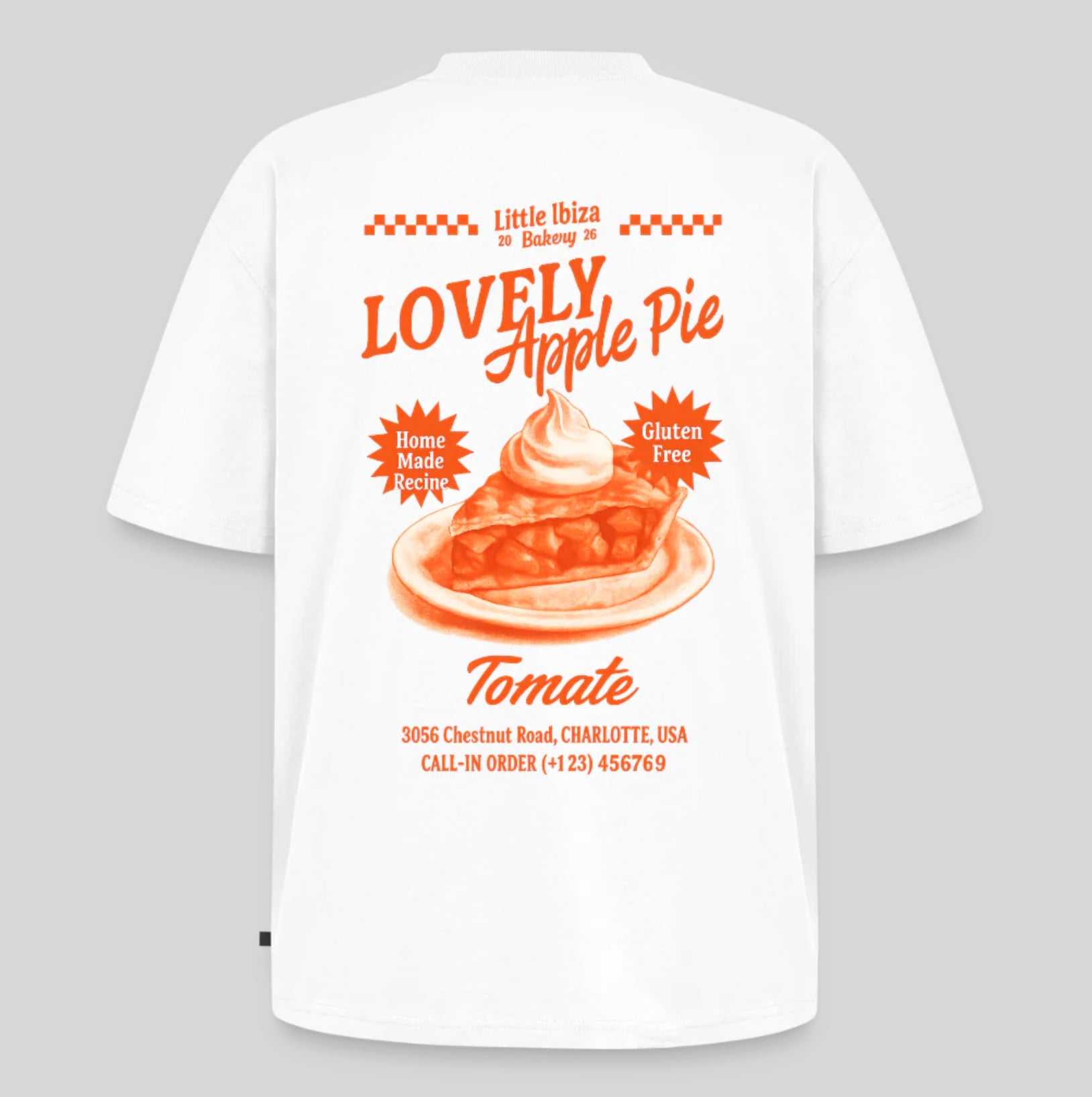 Tomate Unisex Oversized Organic T-Shirt