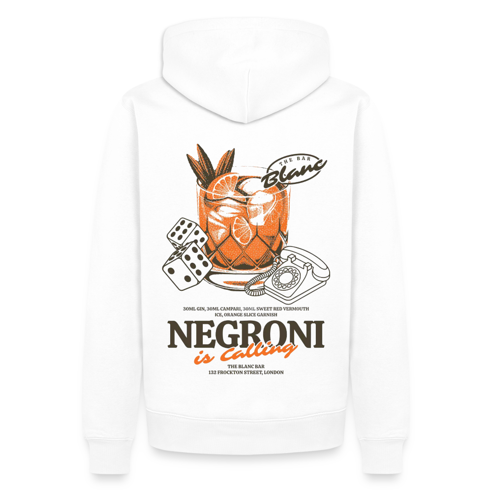 Negroni Unisex Premium Hoodie - Weiß