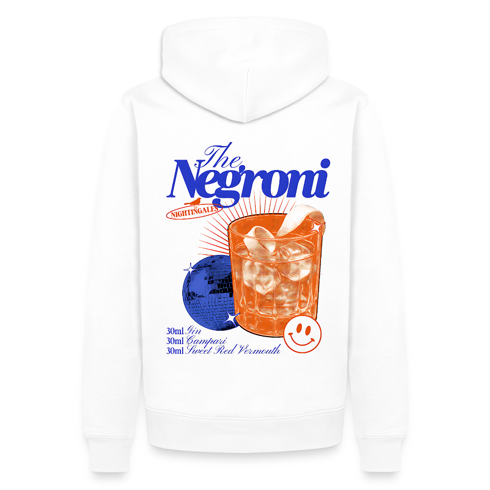 Negroni Unisex Premium Hoodie - Weiß
