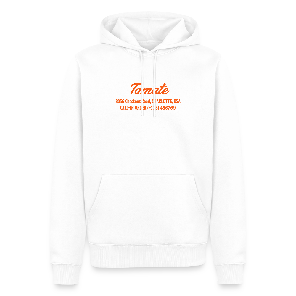 Tomate Unisex Premium Hoodie - Weiß
