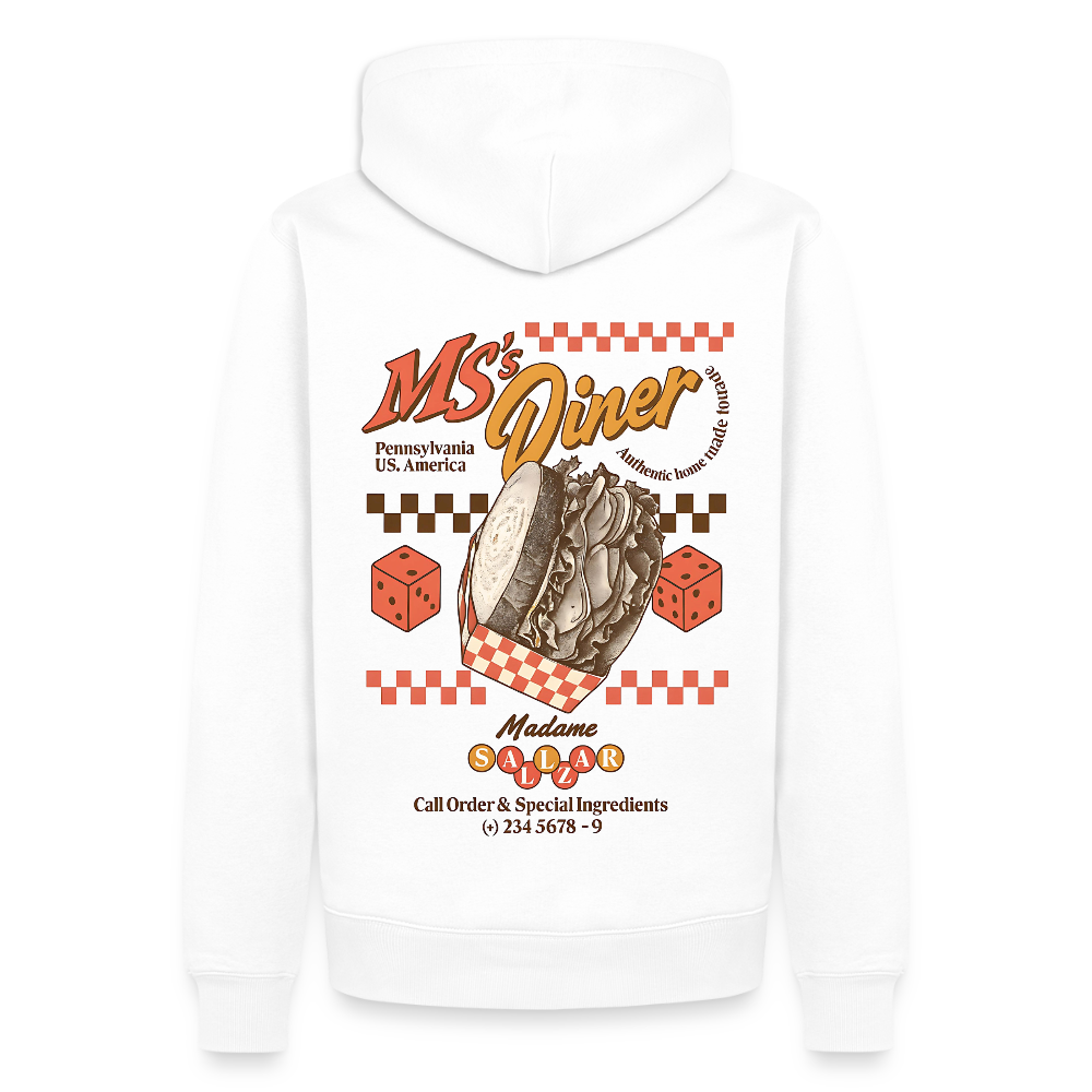 Madame Unisex Premium Hoodie - Weiß