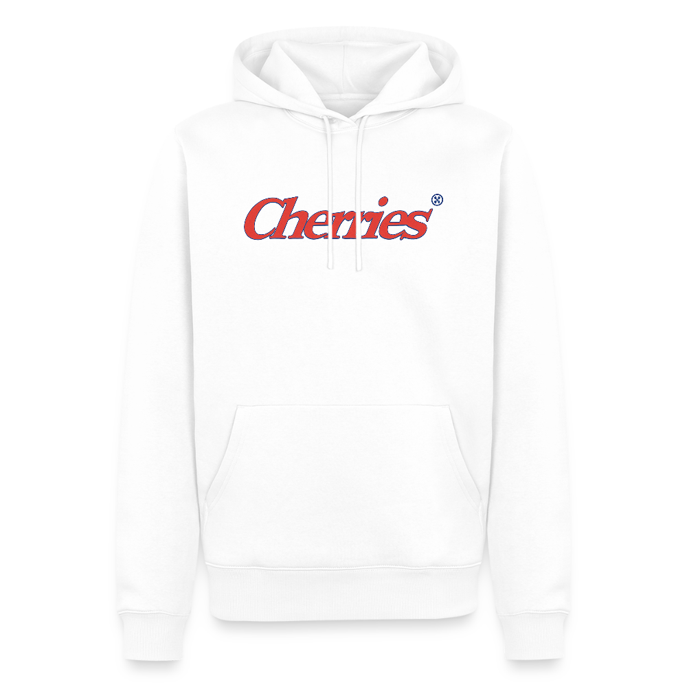 Cherries Unisex Premium Hoodie - Weiß