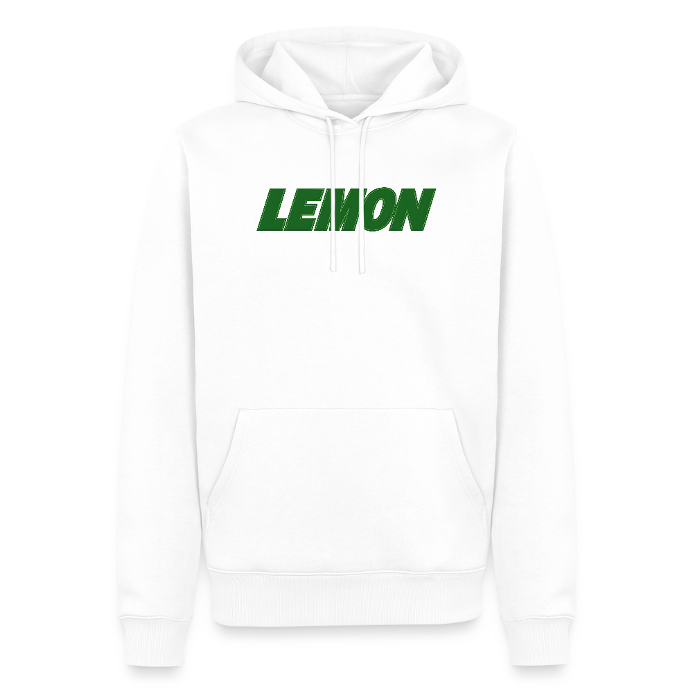 lemon Unisex Premium Hoodie - Weiß