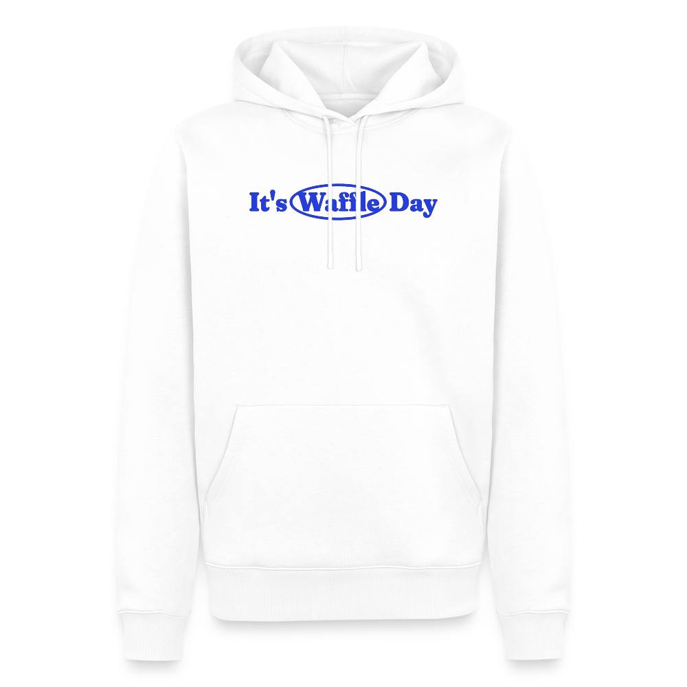 Waffle Day Unisex Premium Hoodie - Weiß