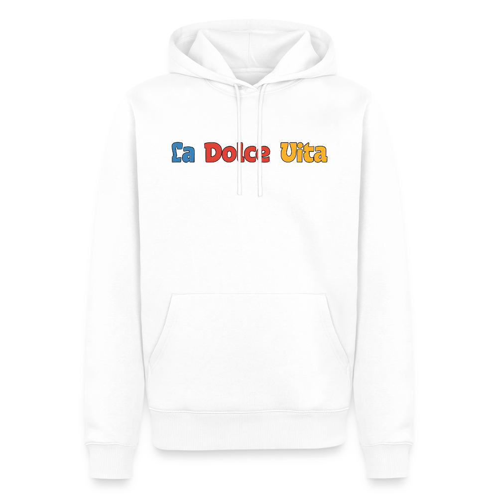 La Dolce Vita Unisex Premium Hoodie - Weiß