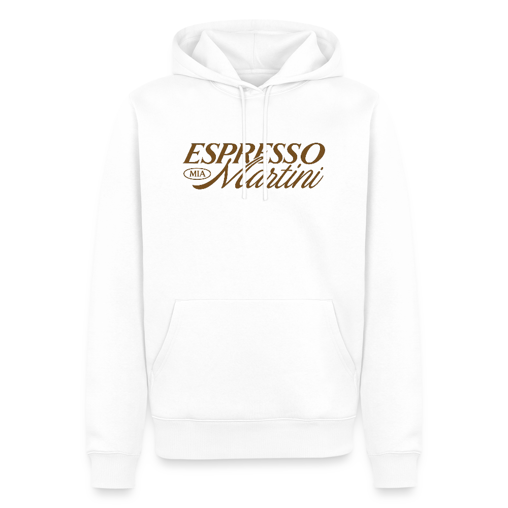 Espresso Unisex Premium Hoodie - Weiß
