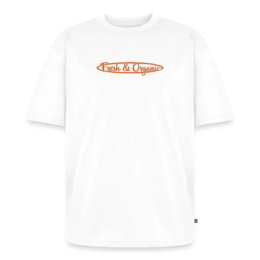 Vitamin C Unisex Oversized Organic T-Shirt - white