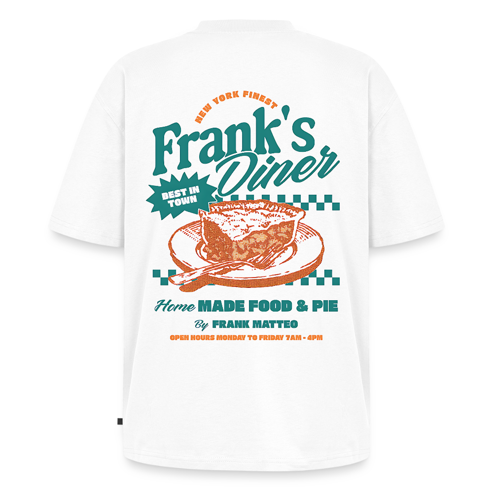 Home made Food  Unisex Oversized Organic T-Shirt - white