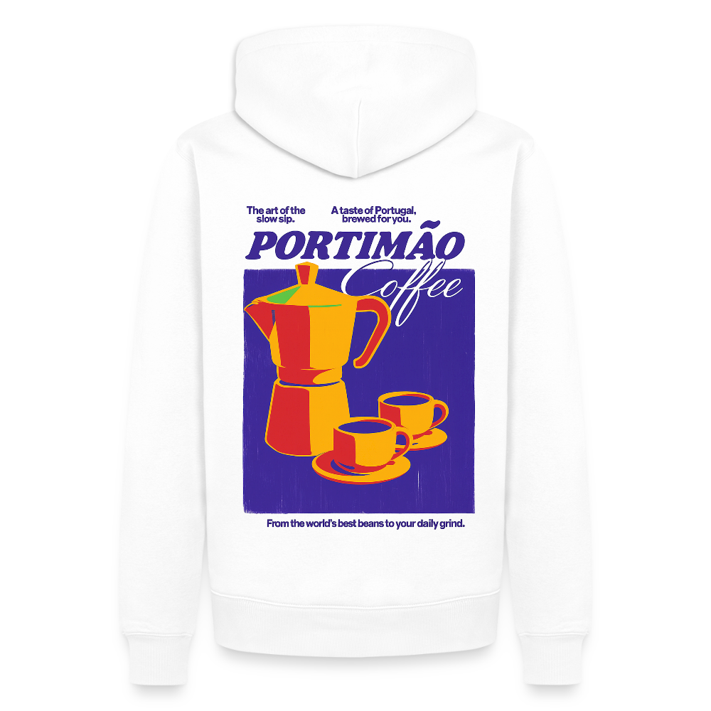 Portimao Unisex Premium Hoodie - Weiß