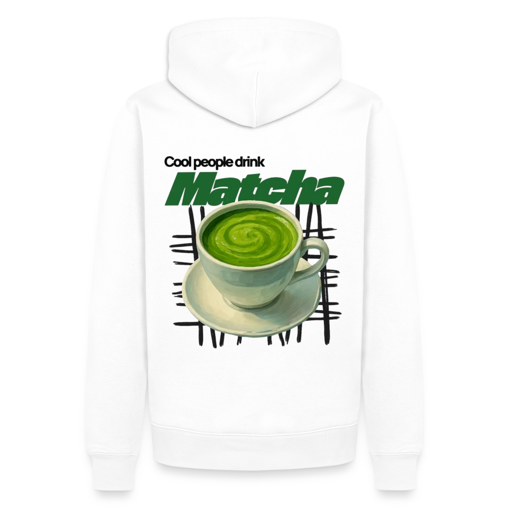 Matcha Unisex Premium Hoodie - Weiß