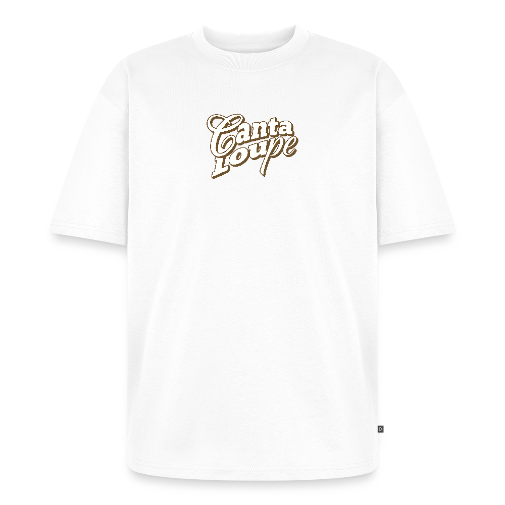 Canta Loupe  Unisex Oversized Organic T-Shirt - white